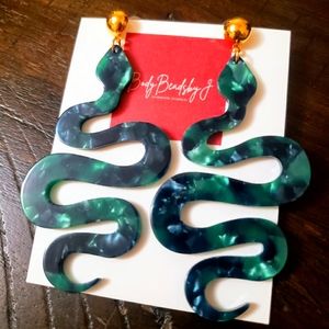 Body Beads By J Serpent Earrings